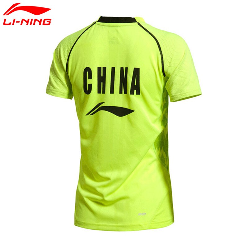 Li-Ning Women's Badminton Shirts AT DRY Breathable Regular Fit Sports T-Shirts LiNing li ning Tee AAYJ382