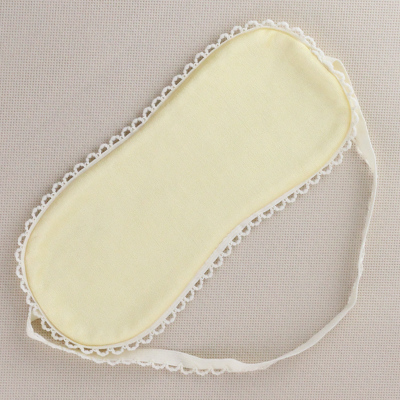 Mascarilla de seda Natural para los ojos, transpirable, suave, para dormir, cómoda, de colores caramelo