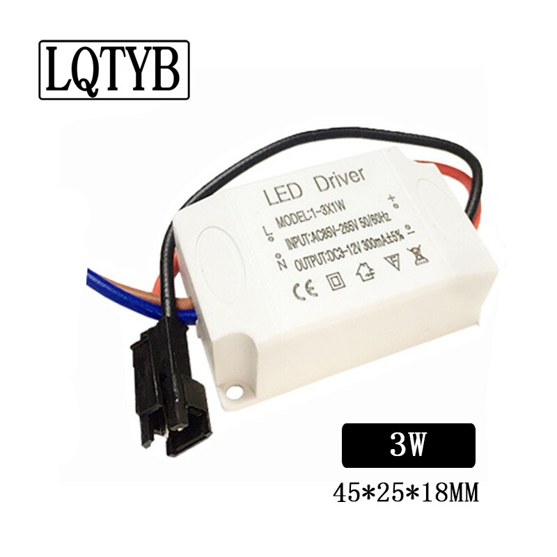 2 high-power LED driving power supplies Ceiling lamp spotlight driving power 3-36W isolated power supply