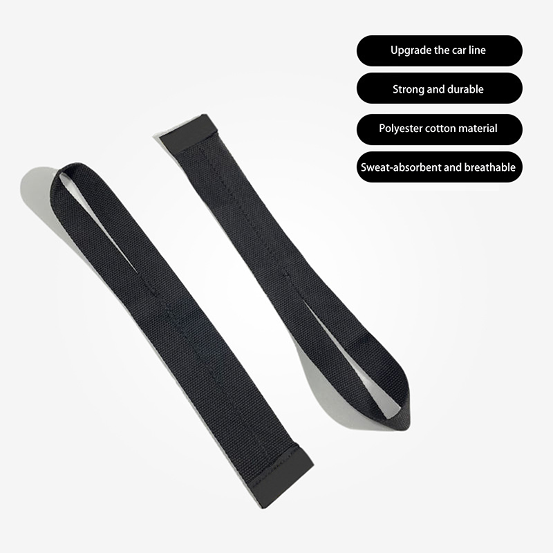 1 Paar Gym Hijsbanden Gewichtheffen Pols Gewicht Riem Body Building Handschoenen Voor Vrouwen Mannen Fitness Crossfit Halters Power: Lichtgrijs