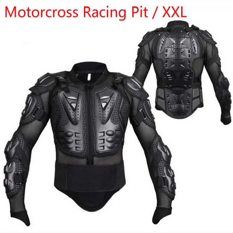 Full Body Motocross Motorcycle Armor Jacket Armor Chest Gear Parts Shoulder Hand Joint Accessory: XXL