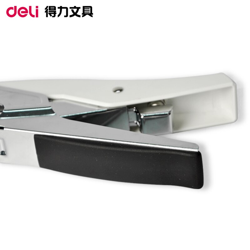 [ReadStar]Deli 0329 manual stapler plier style efforts saving hand paper binding include 1 stapler + 10 boxes staples