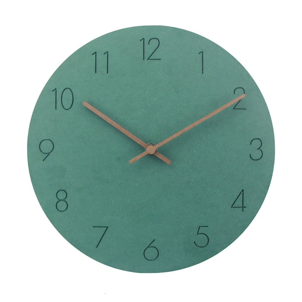 Wandklok Vintage Houten Muur Horloge Modern Vintage Klok Rustige Art Horloge Klok In Muur Home Decor Relogio De parede