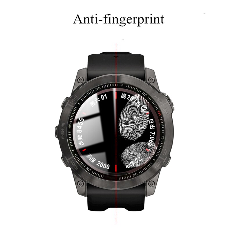 Screen Protector for Garmin Fenix 7 7S 7X Smart Watch 3D Curved Edge Full Screen Soft Protective Film (Not Glass)