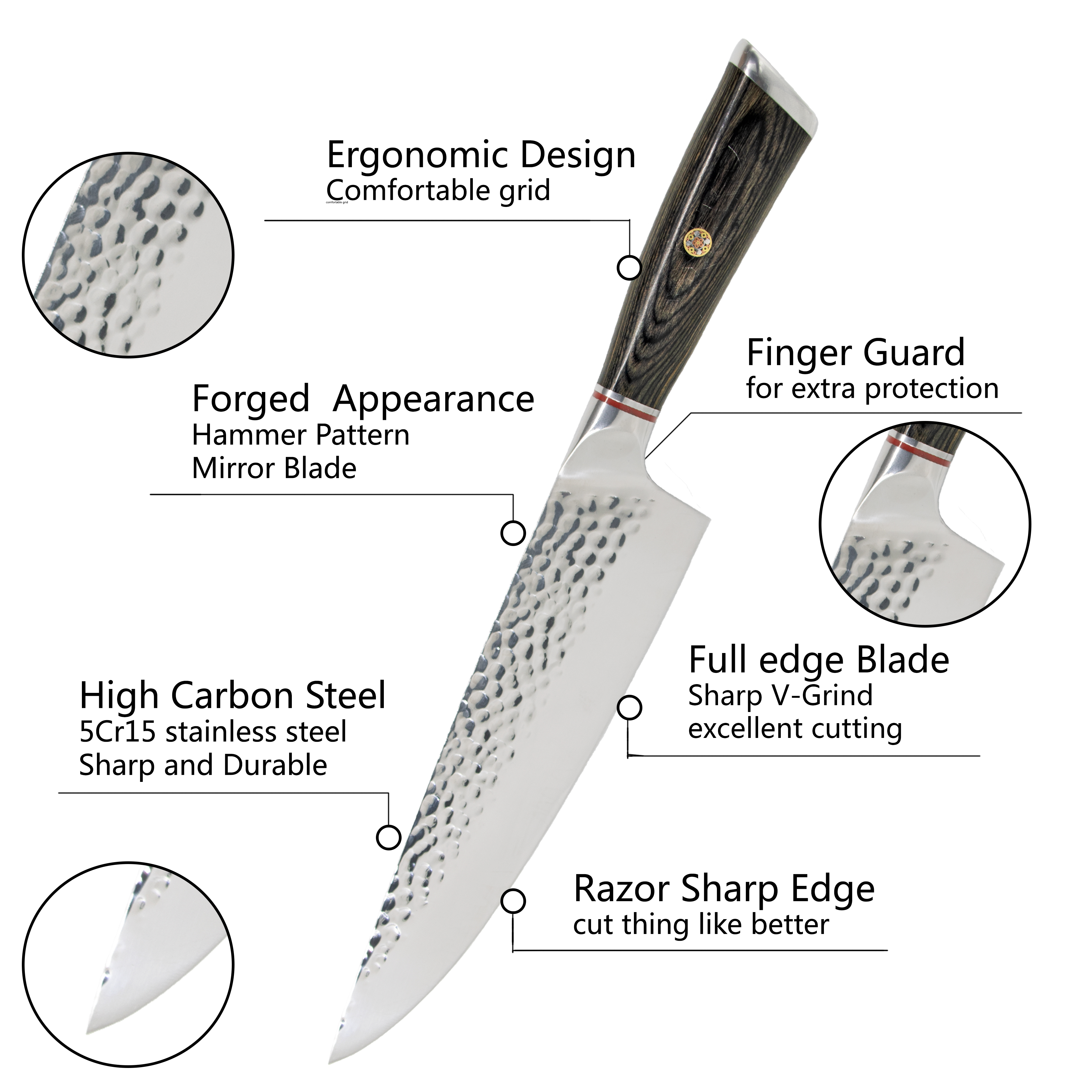 Stainless Steel Kitchen Knives Set Forged Kitchen Knife Japanese Chef knife set Slicer Nakiri Paring Knife Meat Cleaver Knife