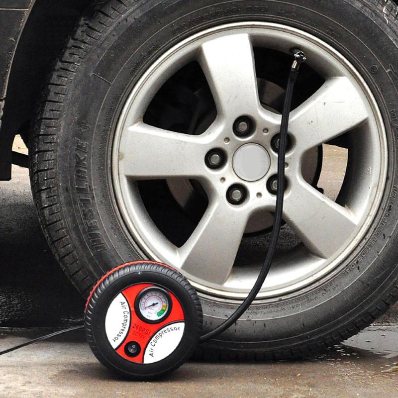12V Air Pump Inflatable Pump Electric Tyre Pressure Monitor Compres Car Insurance Tire 19 Cylinder Mini Air Pump Power