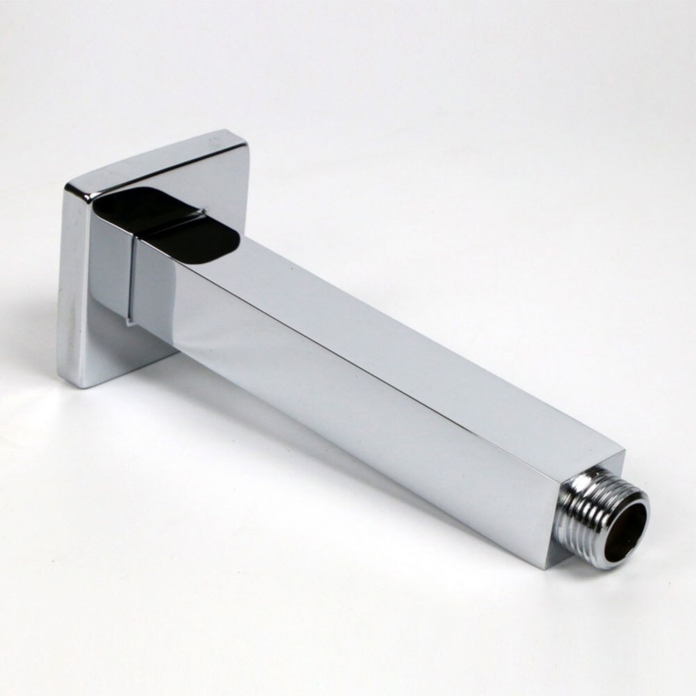 Stable Modern Shower Head Arm Corrosion Resistant Chrome Finish Home Hardware Stainless Steel Ceiling Mounted Fixed Bathroom