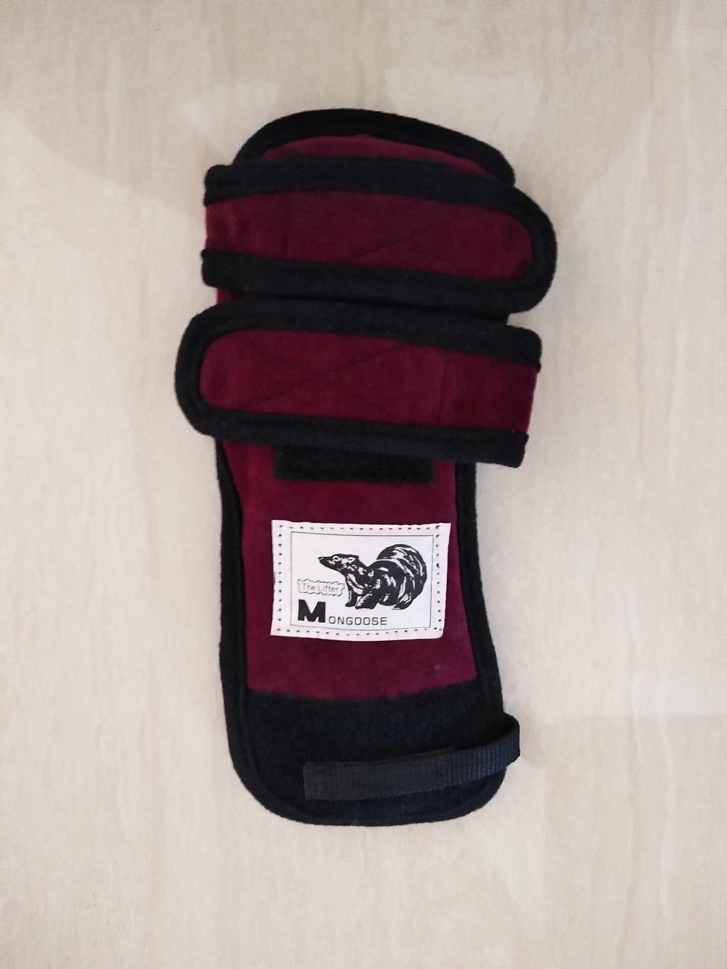 Guantes de franela izquierda de , guantes de muñeca para jugar a los boleros,