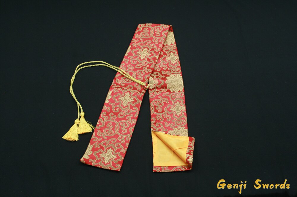 Silk Sword Bag for Japanese Katana/Japanese Samurai Sword (4 to Choose): Red