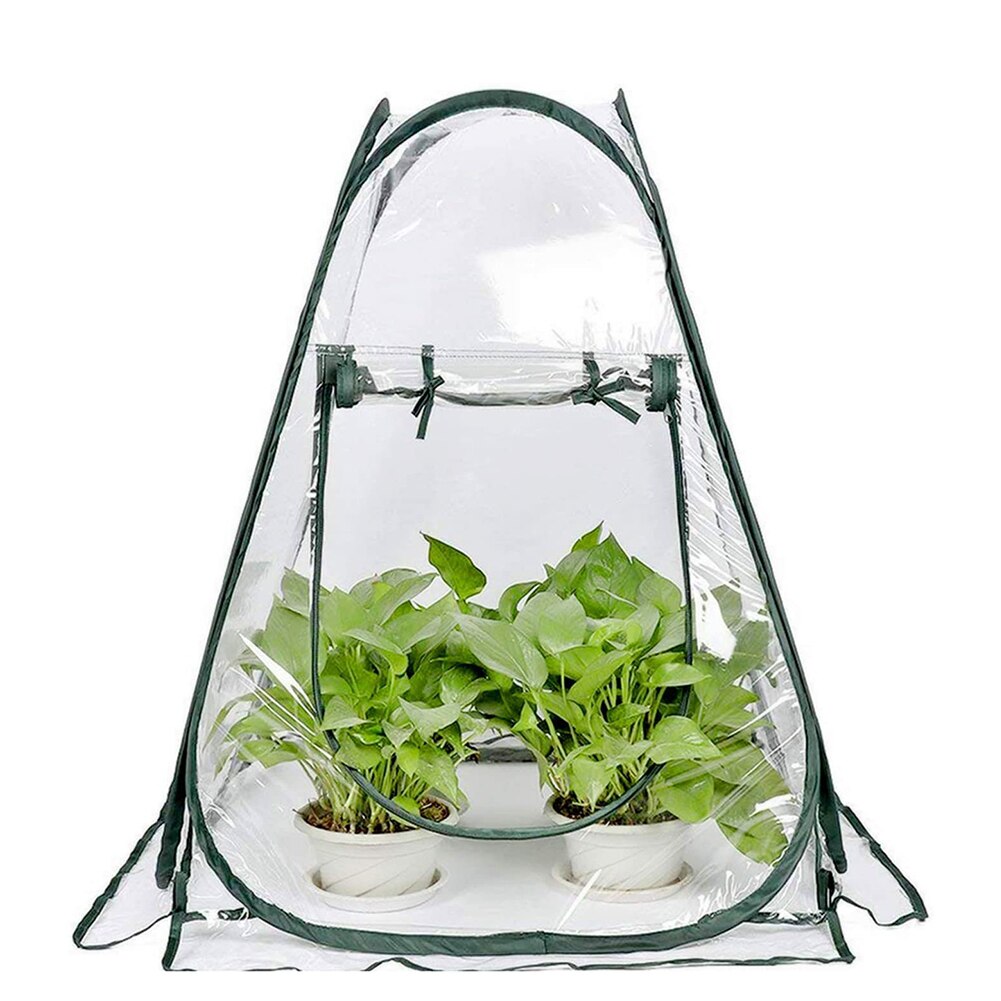 Mini housse de Protection contre le gel pour plantes, pliable, réutilisable, coupe-vent, abri de fleurs pour plantes et légumes en hiver