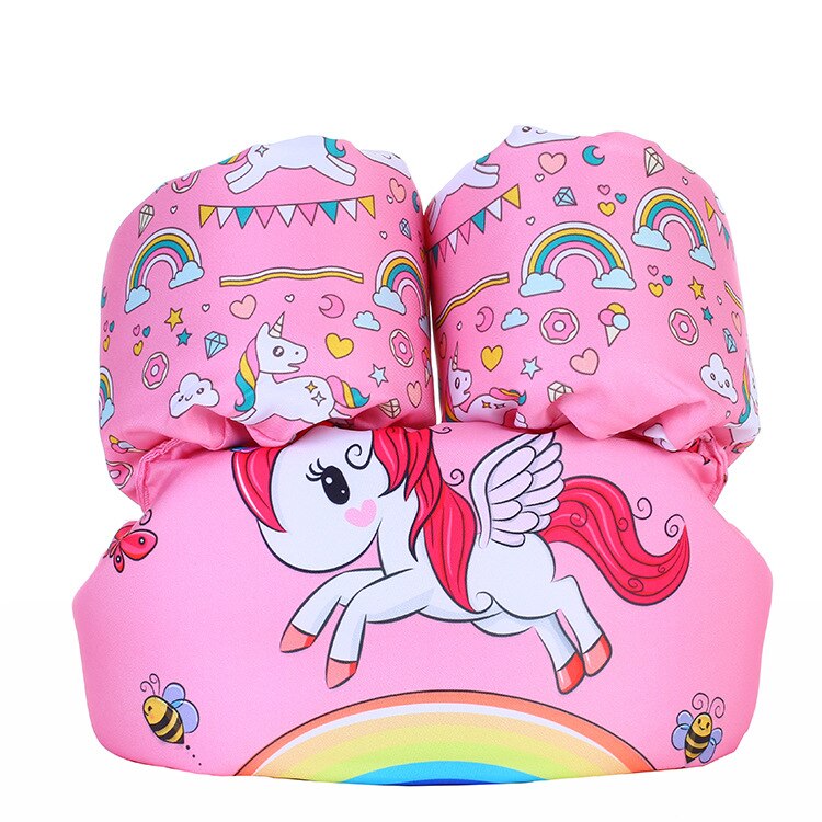 Giocattolo da bagno estivo giocattoli per bambini giocattoli gilet di sicurezza Puddle granchio delfino fenicottero cigno Panda squalo giocattoli da nuoto per bambini: unicorn