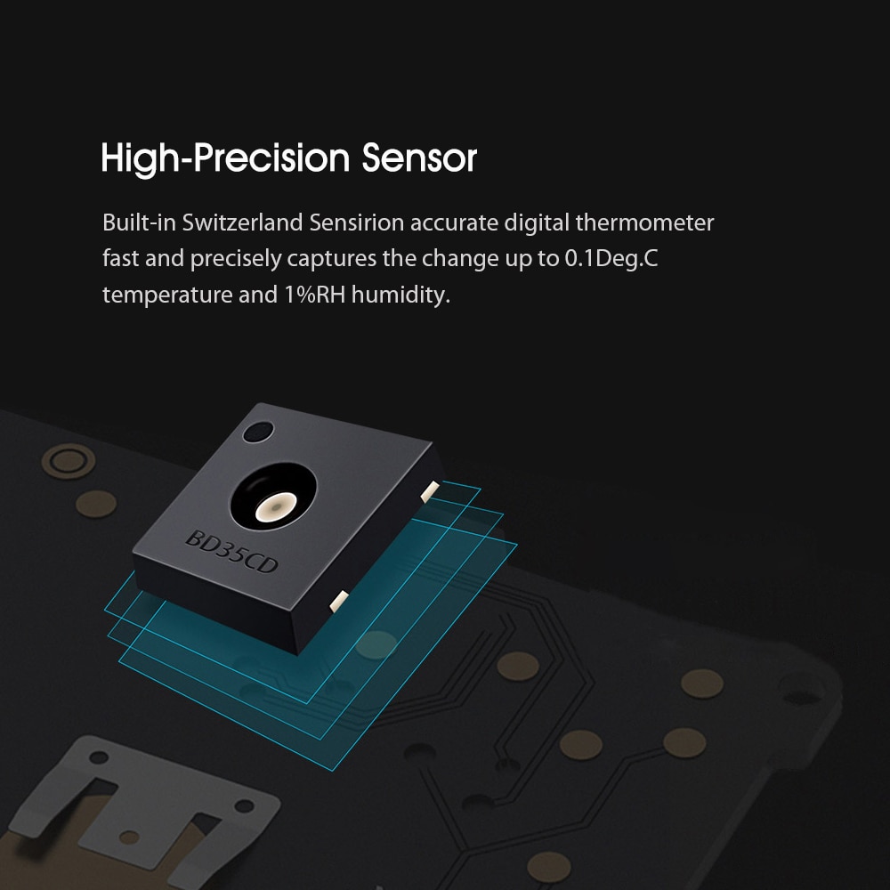 4 stk mi xiaomi bt termometer 2 trådløst håndteret smart elektrisk digitalt hygrometer fugtsensor arbejde med mijia app batteri