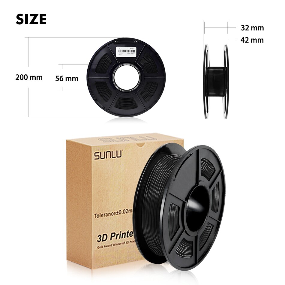 SUNLU TPU Filament 1,75 MM 0,5 kg Hohe Widerstandsfähigkeit flexibel TPU 3d Drucker Filament 100% Keine blasiert