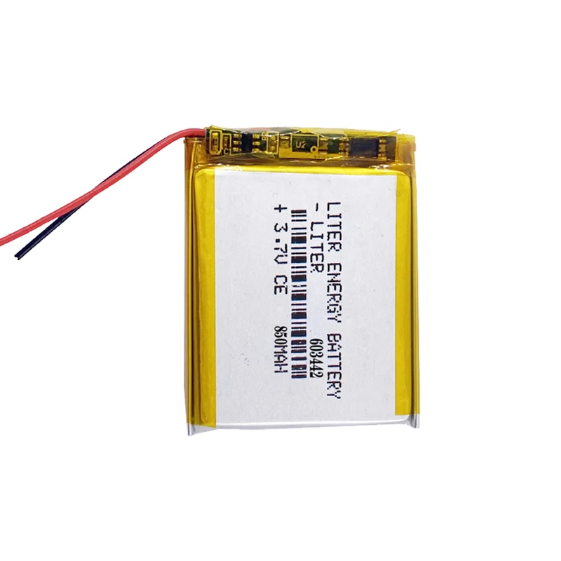 3.7V Li-Polymer Rechargeable Battery 603040 for MP3, Tablets, DVD, E-books, Bluetooth Headsets, Cameras: Light Grey
