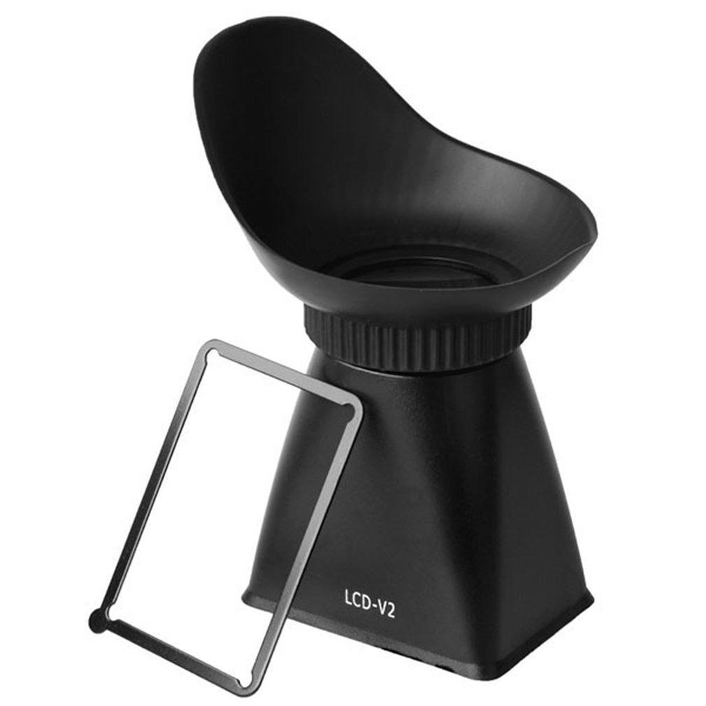 V2 3:2 Slr Camera Lcd Zoeker Vergrootglas Uitbreiding Cover Lcd-scherm Camera Vergrootglas Zoeker Zonnescherm