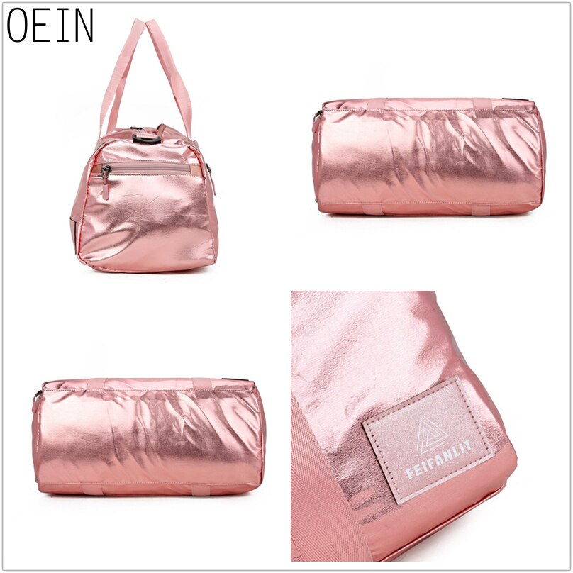 Nylon reissporttas, schoudertas, grote waterdichte nylon handtas, zwart, roze, dames, heren, outdoor sporttassen