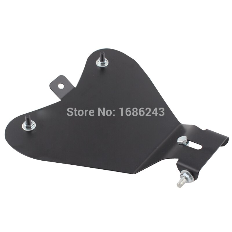 Motorsykkel svart solo sete baseplate brakett holder holder monteringssett til harley sportster 48 xl 883 1200 bobber helikopter