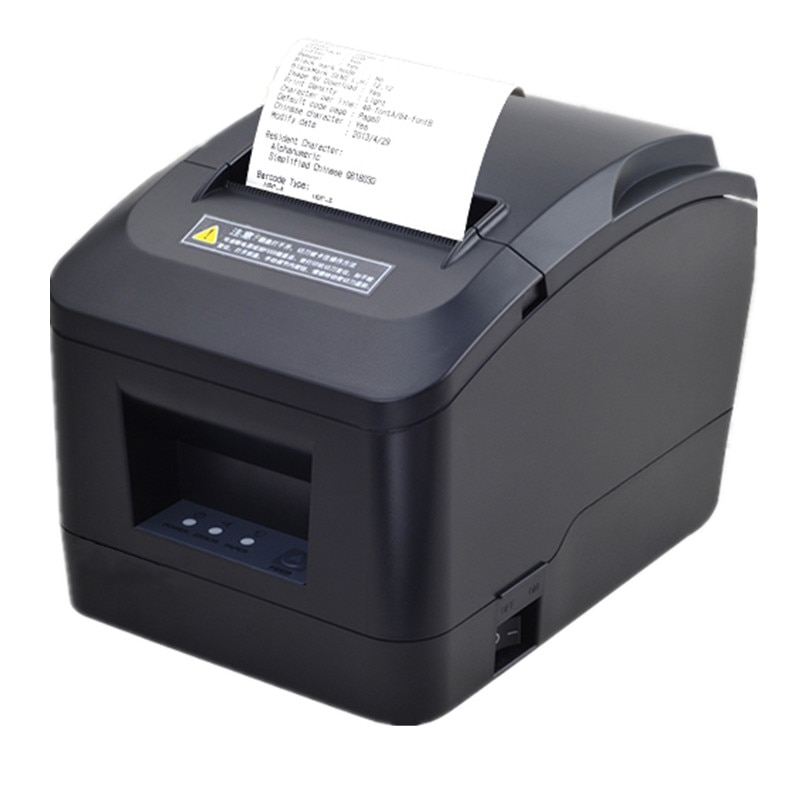 80mm facture reçu imprimante petit billet POS imprimante supermarché magasin de détail impression thermique A160M coupe automatique