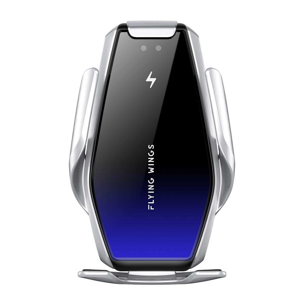 Fdgao Wireless Car Charger Mount 15W Qi Snel Opladen Automatische Spannen Telefoon Houder Voor Iphone 11 Pro Xs Xr X 8 Samsung S10 S9: 15W Silver