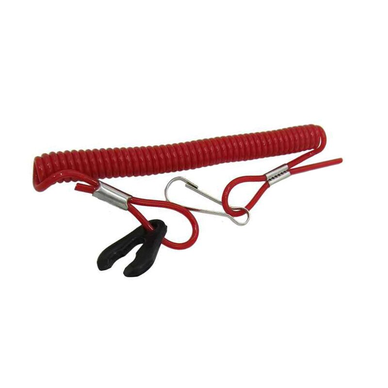 Emergency Kill Stop Engine Motor Switch Push Button Kill Stop Switch Safety Tether Cord Lanyard Kill Switch Boat ATV Motorcycle