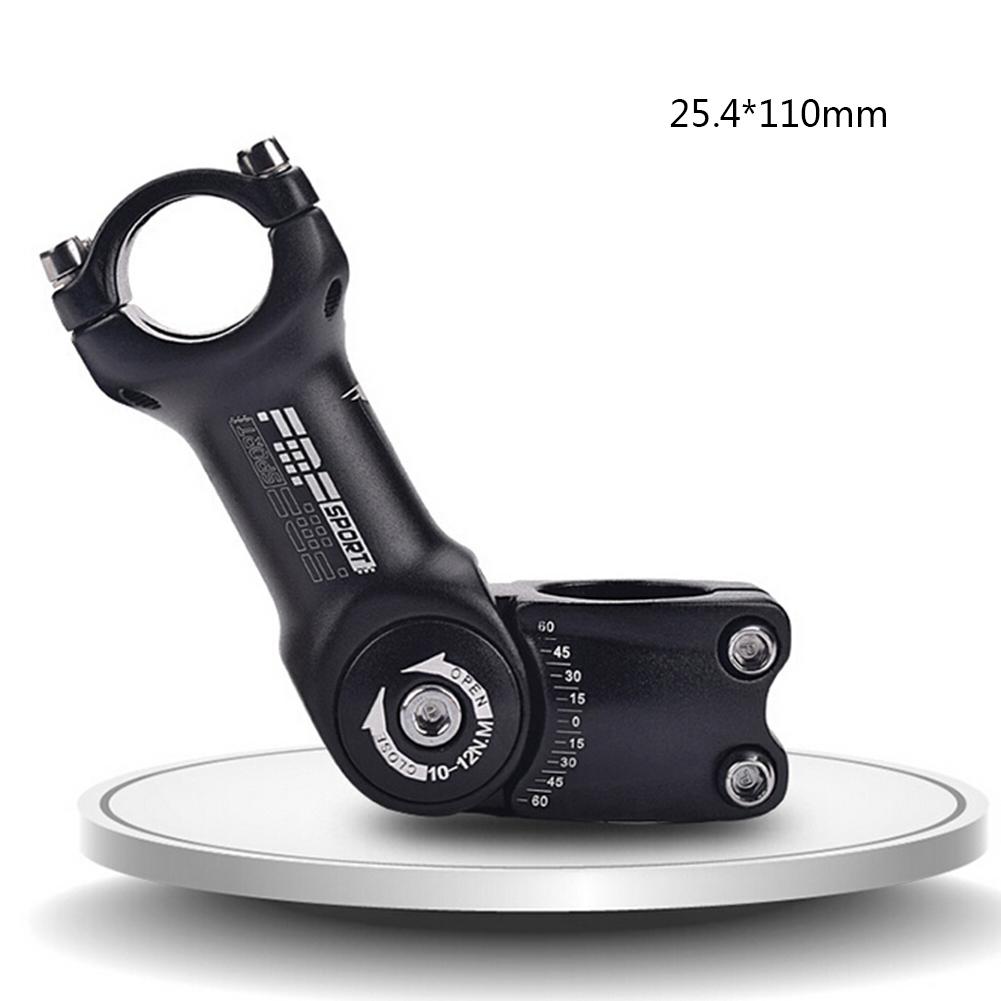 Bike Adjustable Handle Tube Short Handlebar Stem Bicycle Attachment Water Bottle Mount for most Bicycle Road Bike: 25.4x110mm