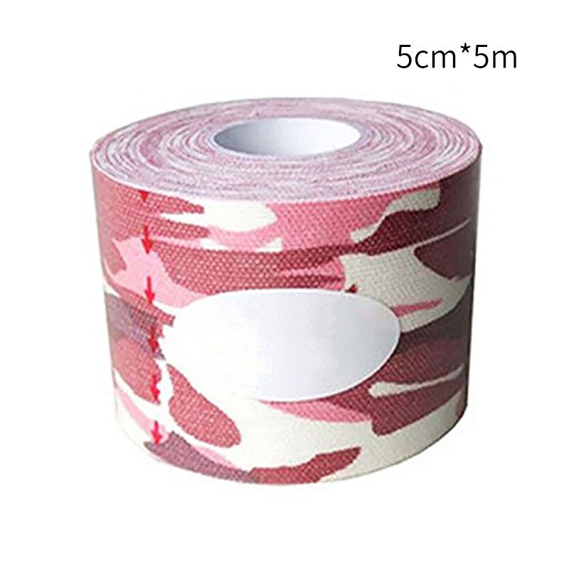 Sports elastik bånd sikkerhed elastoplast fitness tape kinesiologi tape genopretning muskel smertelindring pude knæ skulder ryg nakke: Blå