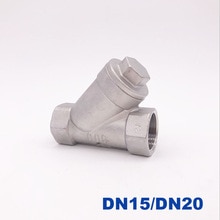 DN15 1/2 "DN20 3/4 Bsp 201 304 Rvs Inline Y type Filter Zeef 229 PSI