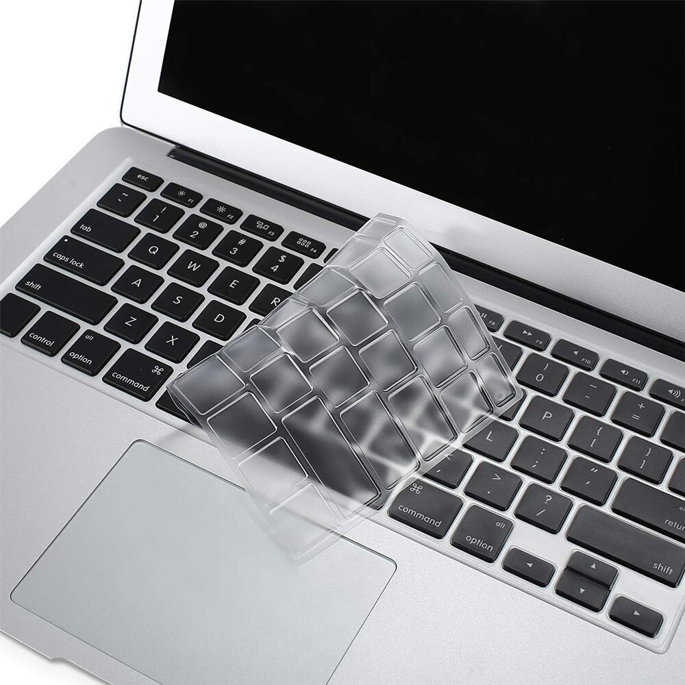 Laptop Toetsenbord Cover Voor Macbook Air 13 "A1369 A1466 A1342/Pro 13" A1278 A1425 A1502/Pro 15 "A1286 A1398 Soft Silicon Waterdicht: Clear