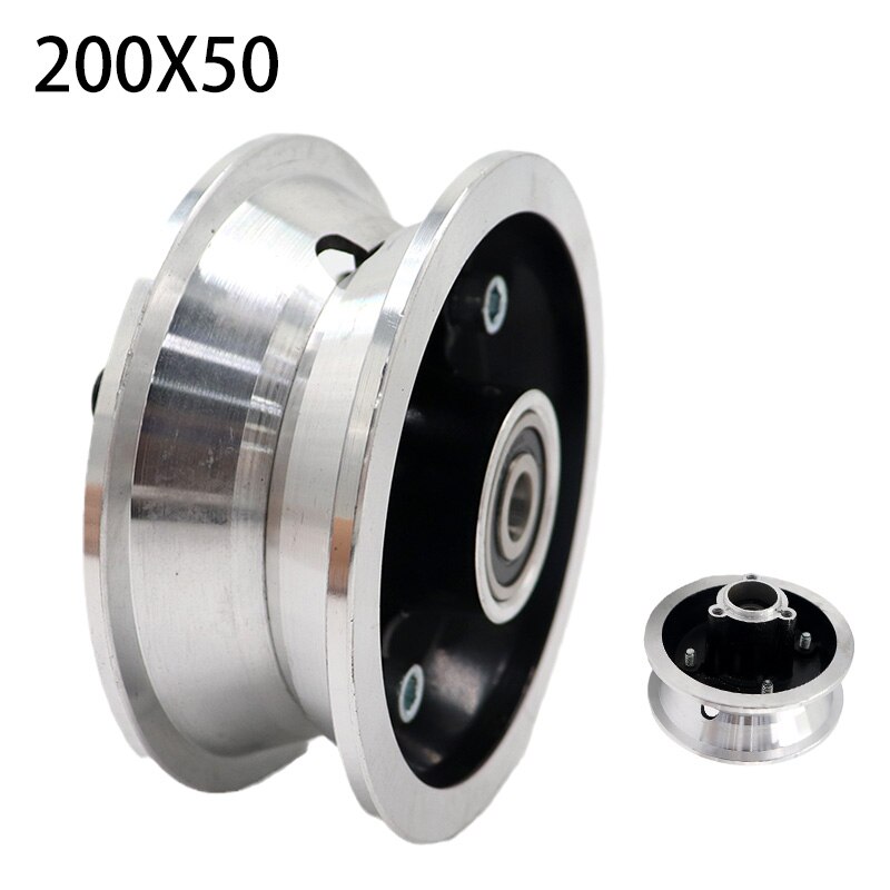 200x50 Tyre Inflation Electric Vehicle Aluminium Alloy Wheel Pneumatic Tire FOR Electric Scooter Tyre Wheel Hub 8" Scooter: 200x50 hub