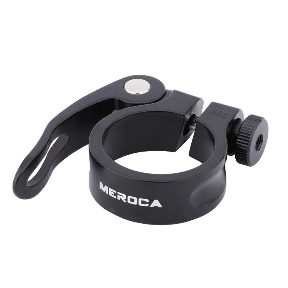 Fiets Quick Release Zadelpenklem Aluminium Zadel Buis Vergrendeling Klem Racefiets Zadelpenklem: Black 34.9mm