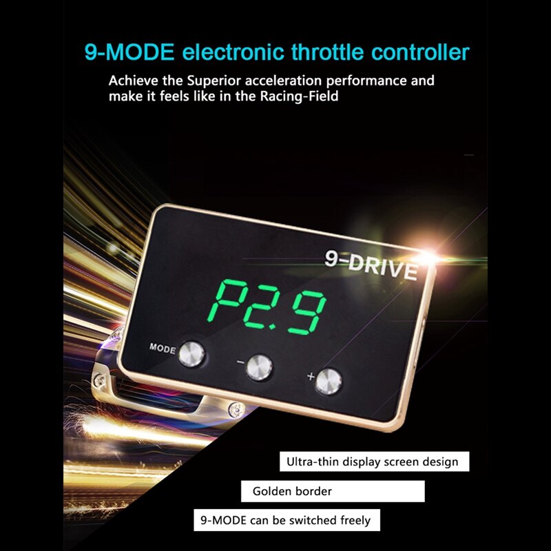 Throttle Response Controller 9 Drive Modes Racing Accelerator Potent Booster Tuning Parts Accessory: MULTI