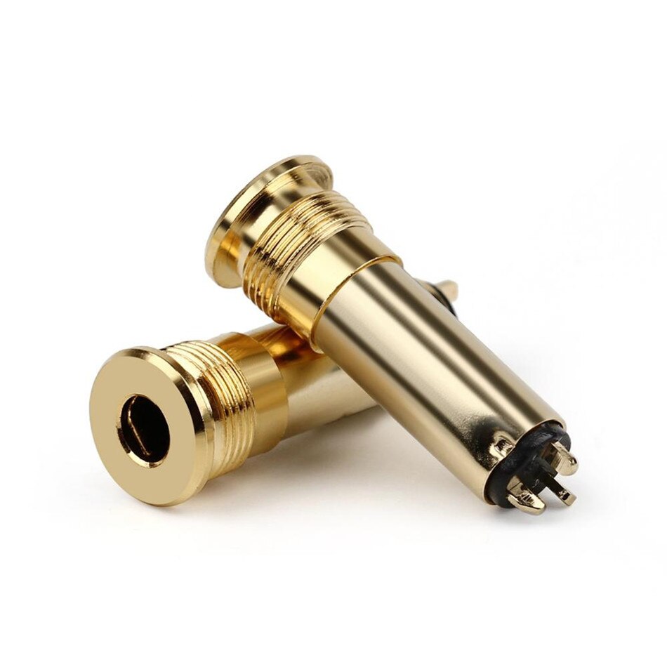 10pcs Jack 2.5 adattatore per cuffie femmina 4 poli 3 connettori Speakon a contatto connettore Audio HiFi in rame placcato oro