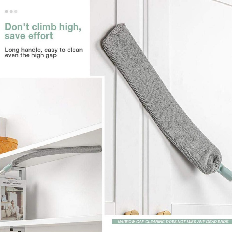 Armario cama cepillo para quitar el polvo materiales de limpieza del hogar mango alargado Super fino plumero colgable colector de polvo