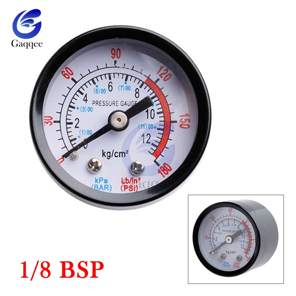 Portable Dual Scale Dial Gauge 1/4" NPT -30HG/0PS Vacuum Pressure Meter Gauge Manometer 2" Dial Display Digital Pressure Gauge: type 3