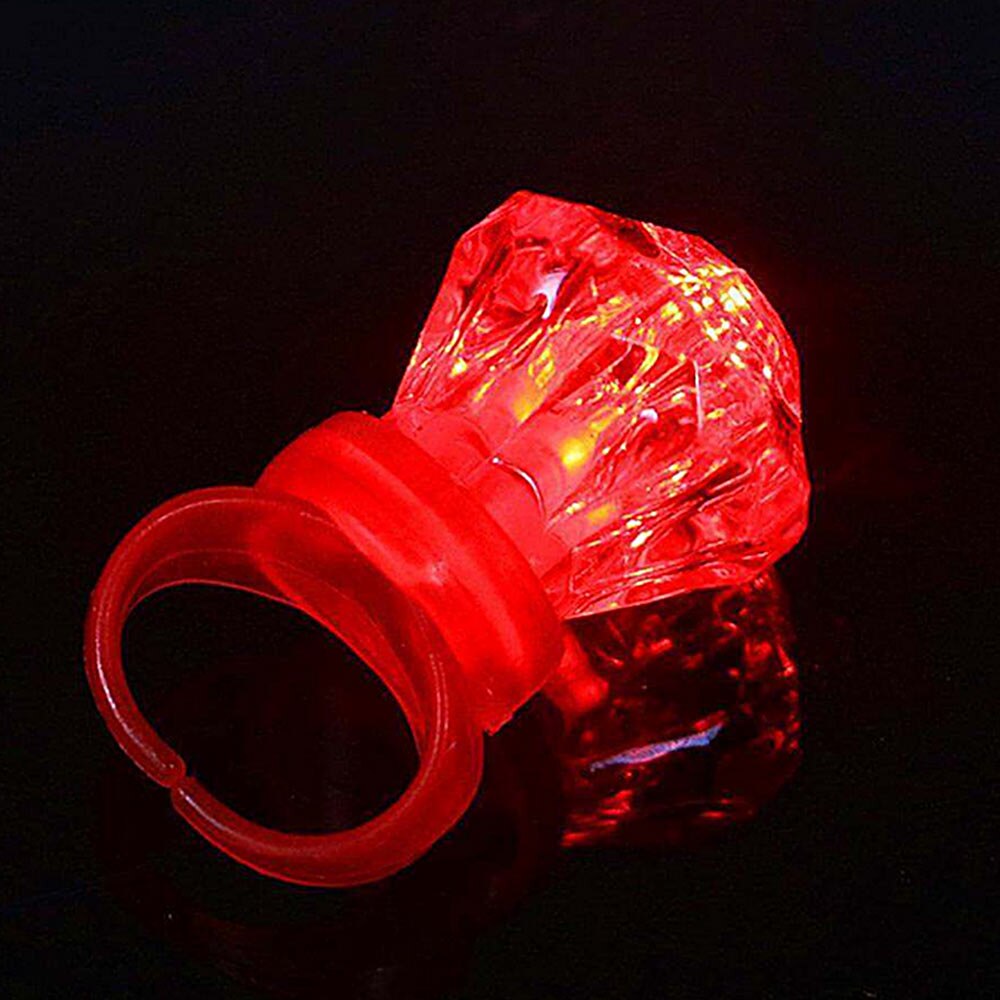 10Pcs LED Children Finger Lights Toys Kids Boys Girls Dazzle Colour Finger Ring Toy Event Party Festival Lantern