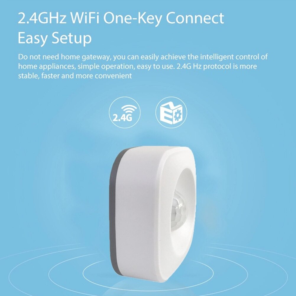 Wifi Pir Sensor Detector Wifi Beweging Sensor Tuya Smart Leven App Controle Draadloze Infrarood Detector Home Alarmsysteem