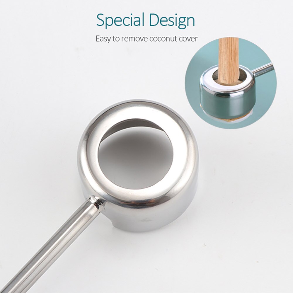 For Young & Mature Coconuts By Coconut Tools For Meat Removal With Hammer Coconut Opener Set