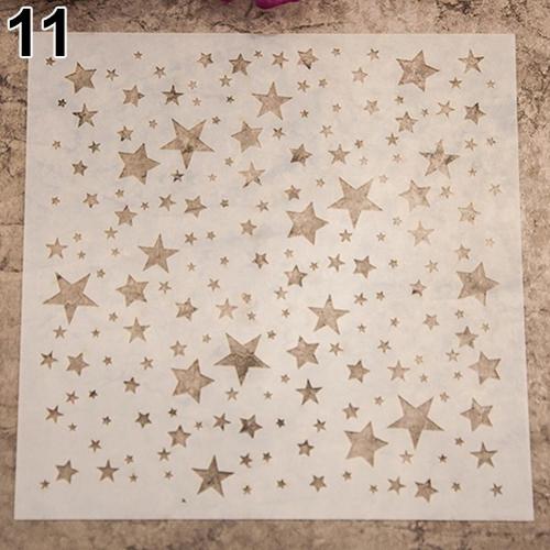 Portable café peinture modèle pochoir Scrapbooking Album gâteau bricolage Art décor cuisine fournitures accessoires produits: 11