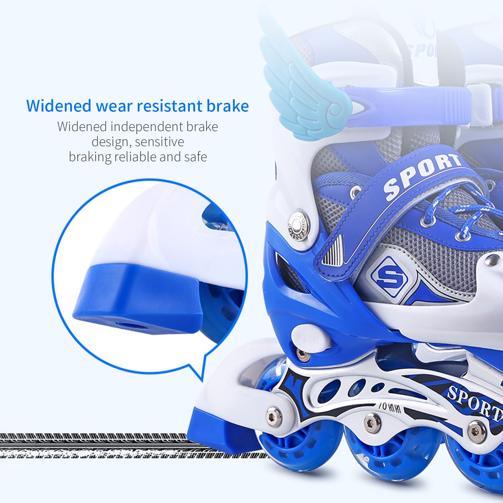 Inline Skates Kinderen Rolschaatsen Schoenen Sneakers Met Lichtgevende Hoge Elastische Pu Wiel Flash Wielen Prachtig Voor Kinderen