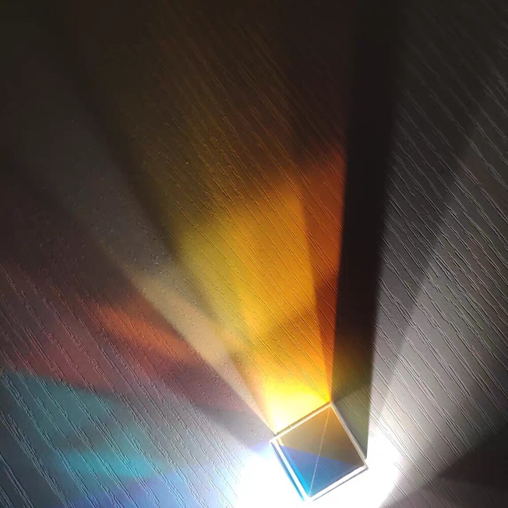 Prisma cubo 28x28x28mm/1,10*1,10 * 1.10in Cruz dicroica espejo combinador decoración módulo transparente vidrio óptico clase juguete