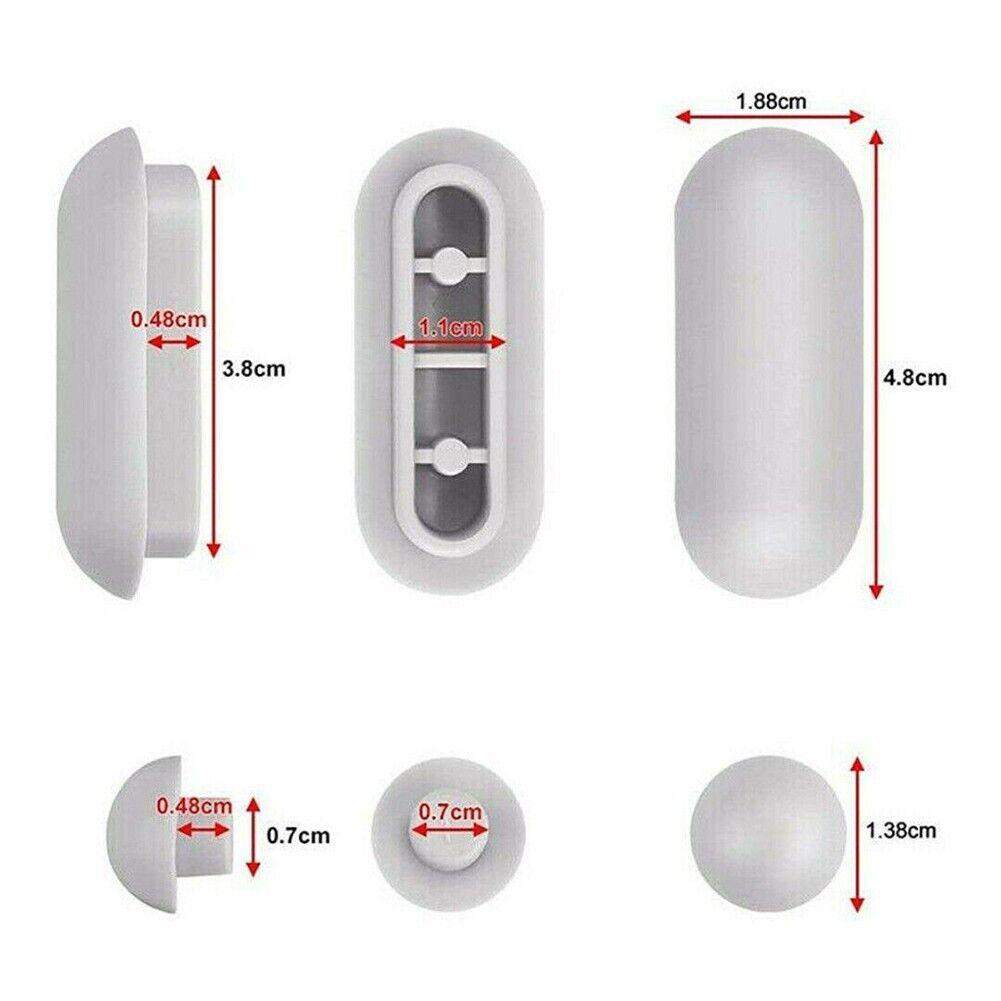 Toiletten deckel Zubehör brandneue Toiletten sitz puffer Pack-White Stop Stoßstange Sitz Stoßstangen obere Abdeckung Kissen Klebe pads Toilette