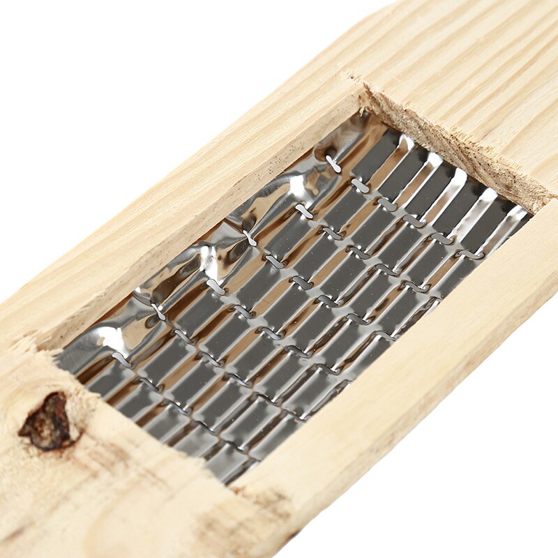 Multifunctionele hout + roestvrij staal kaasrasp fruit dunschiller rasp microplane kruidenrasp fruit groentesnijder