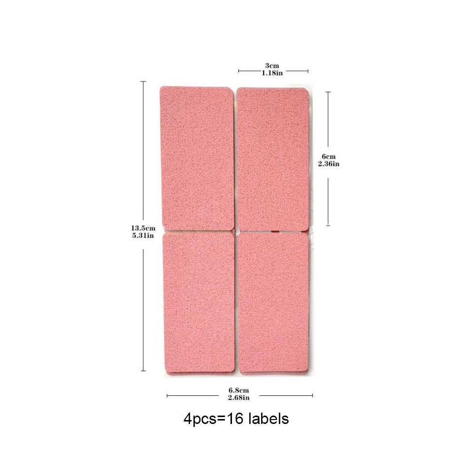 Round Rectangle Square Shape Stickers Self Adhesive Waterproof Bottles Jars Packing Decoration Label Office Index Sticker: 7