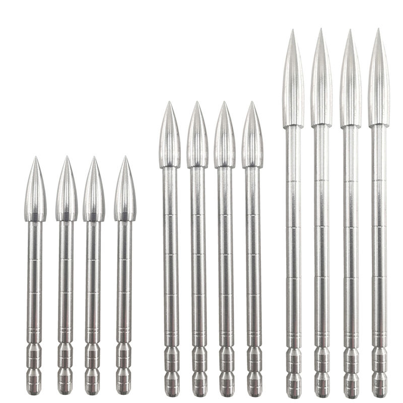 Stalen boogschietpunt van 80/100/120/150/200 grain, broadhead voor pijlschachten van  id4.2mm inch, doe-het-zelf accessoires voor boogjacht en schieten.