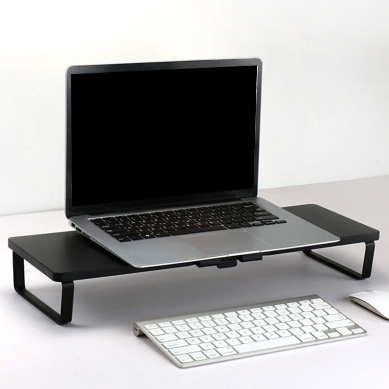 Classic Monitor Stand with Mobile Phone Holder - Compatible with 24-inch Laptop iMac, Desktops, Laptops and Printers