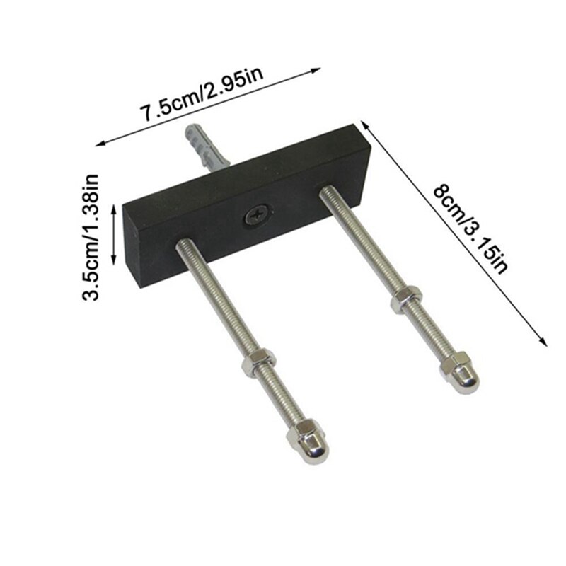 6 Pack Skateboard Drijvende Dek Display Wall Mount Rack Holder Hanger Fit Home Storage Display