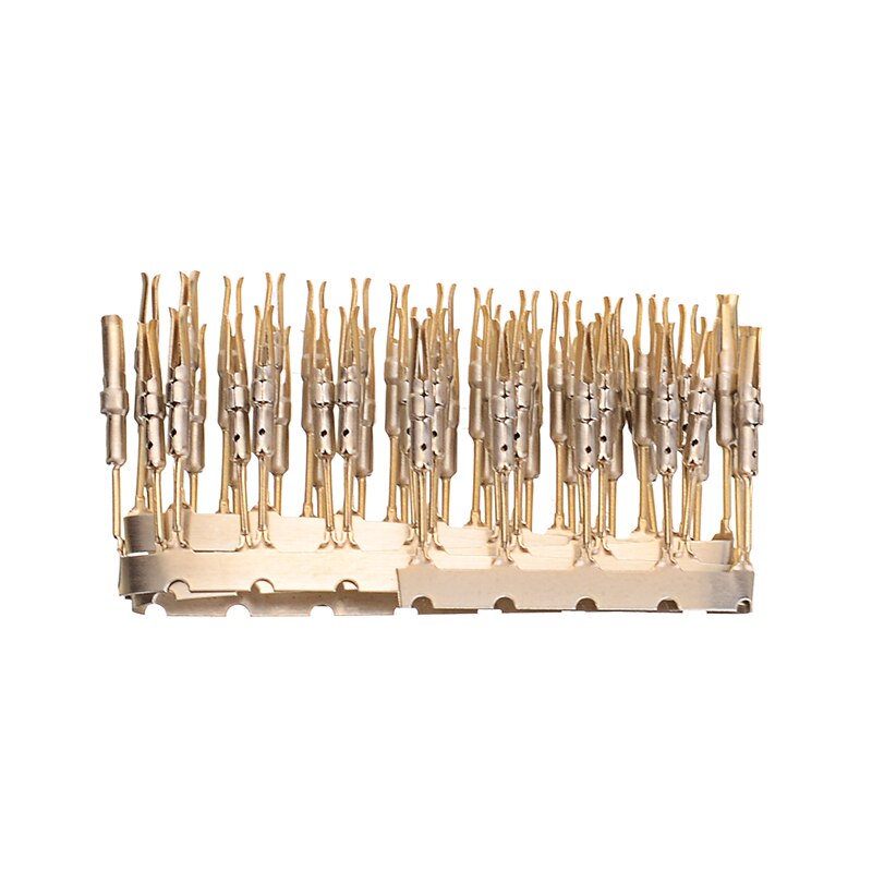 50pcs/set Tinned Brass Nixie/VFD Durable Tube Socket Pins 1.0mm Gold Plated IN-12 IN-18 IN-8 QS30-1 Fluorescent Tube Nixie Tube