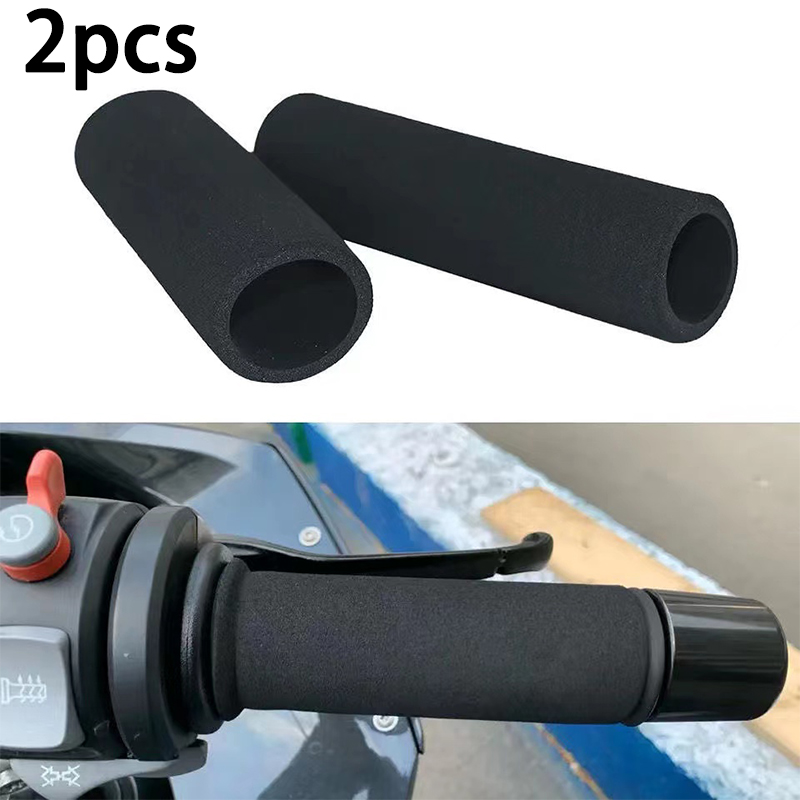 Protetor de mão para motocicleta, 2 peças, espuma, punhos protaper, extremidade do guidão da motocicleta, capa antivibração, punho de moto