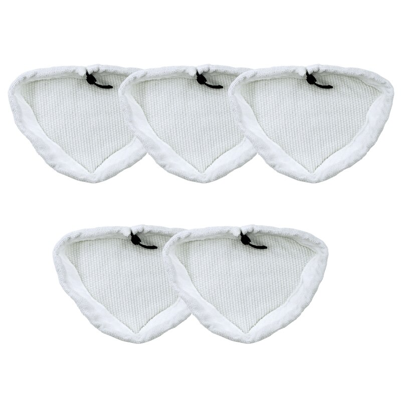 5Pcs Washable Mop Cloth Cover For Shark X5 H20 Steam Mop Microfiber Mopping Head Pad Rags Accessories: Default Title