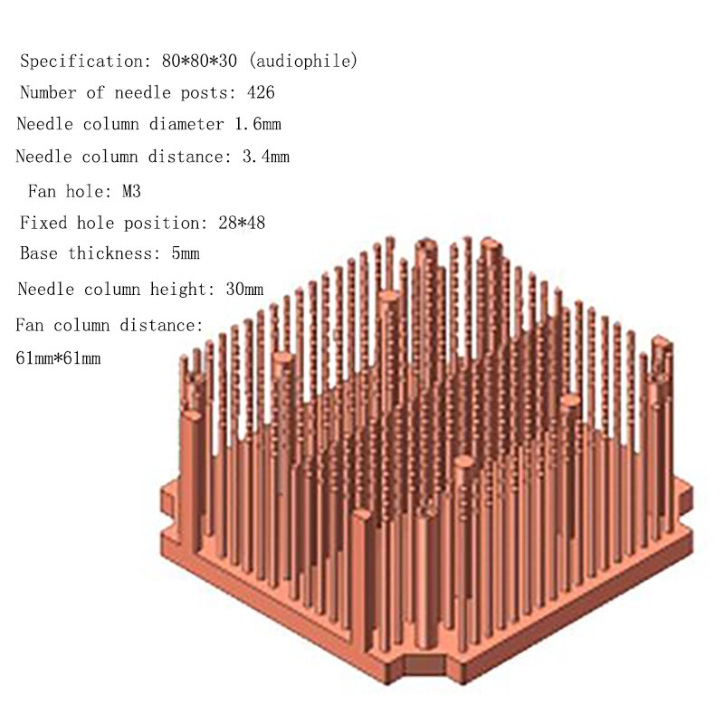 cpu radiator for computercpu radiator intake or exhaust pure copper